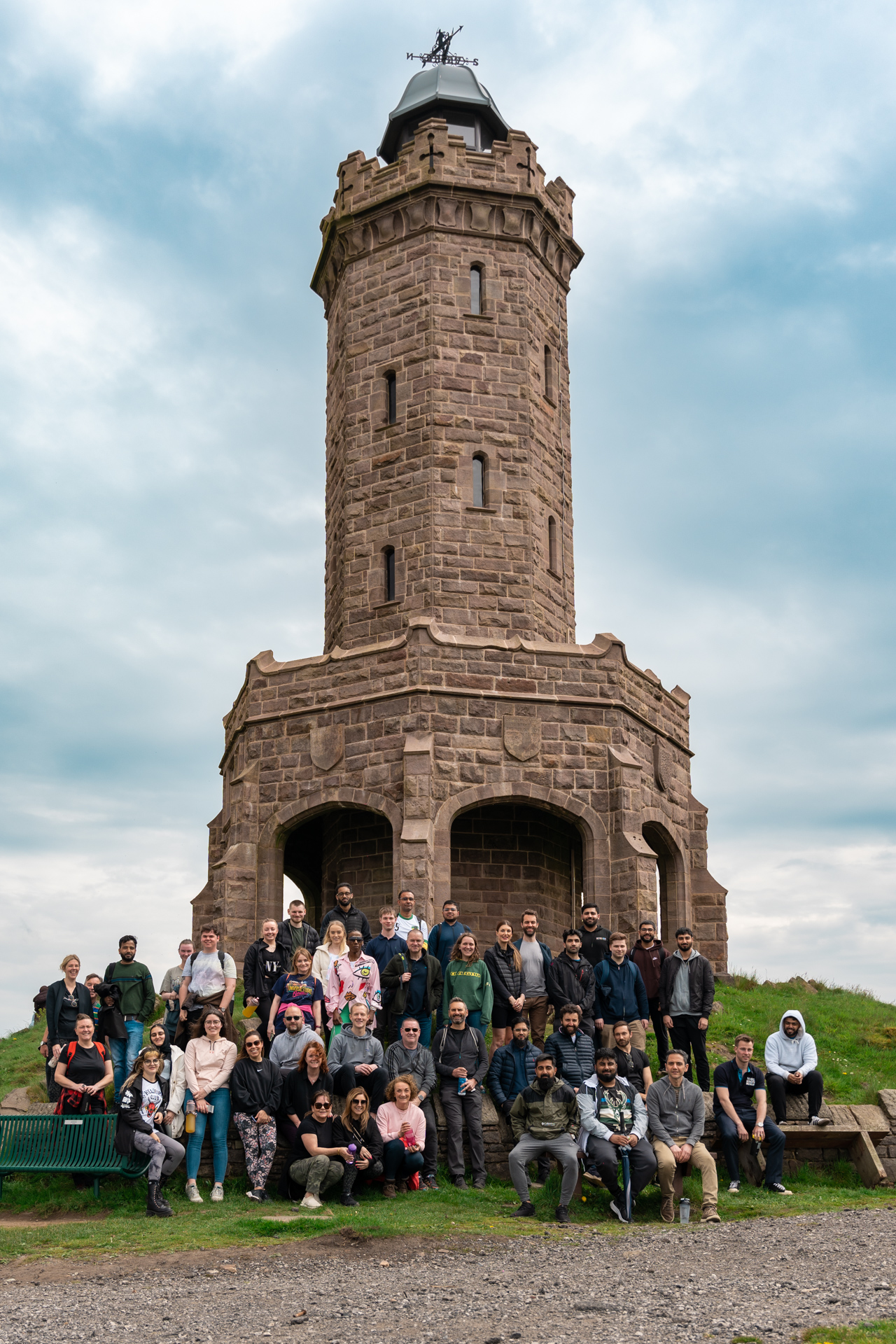 Hakim Group staff at Darwen Tower, Lancashire