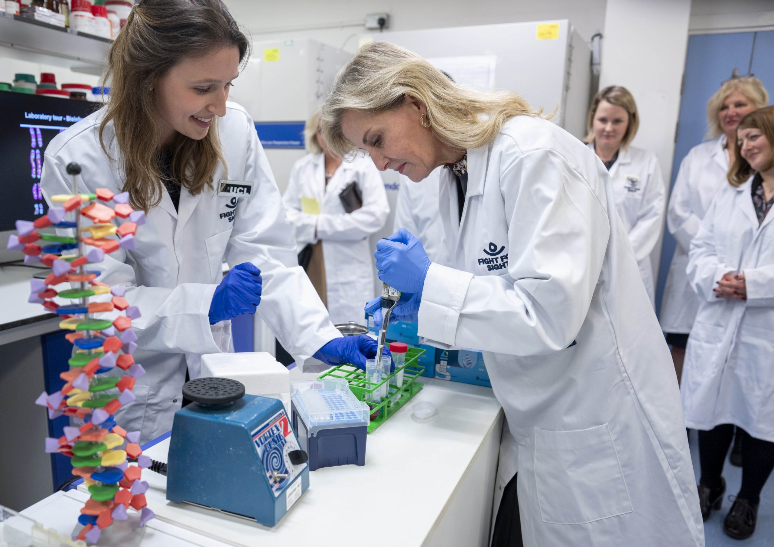 Duchess of Edinburgh visits UCL Institute of Ophthalmology